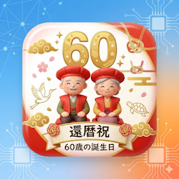 還暦誕生日のicon